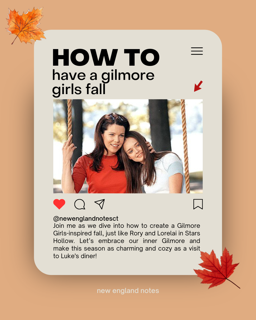 How To Have A Gilmore Girls Fall