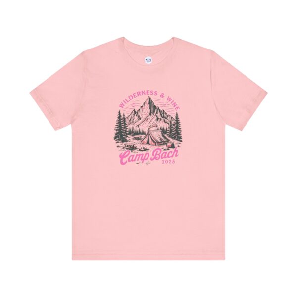 Camp Bach Wilderness & Wine Unisex T-Shirt - Image 5