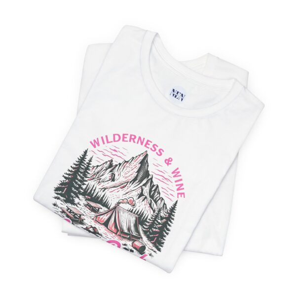 Camp Bach Wilderness & Wine Unisex T-Shirt - Image 2